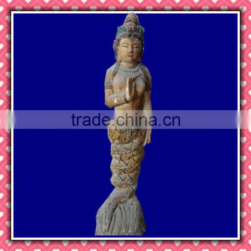 Archaistic Wood Carving Buddha Crafts in Carving Crafts