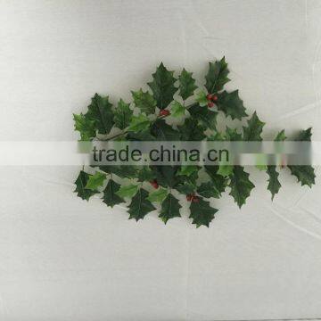 Artificial Holly Plant Branch With Red Berries photo-4
