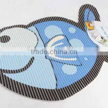Cartoon Fish Shaped Printed EVA Anti Slip Bathroom Mat photo-5