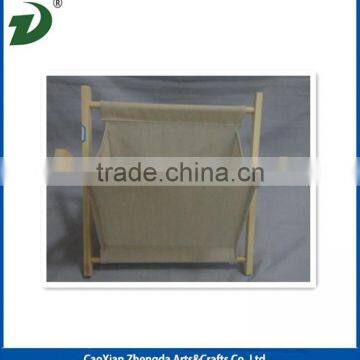Foldable Tabletop Magazine Racks With Wood Frame photo-3