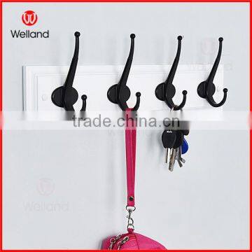 Decorative Metal and Wood Wall Mount Coat Hat Clothes Hooks