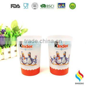 OEM logo food grade PP 12oz plastic cup for season gift