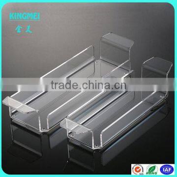 Wholesale Custom Lucite Plastic Rectangle Pop Acrylic Serving Tray Acrylic Condiments Tray