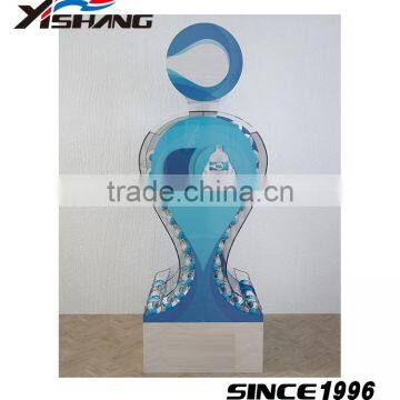 Unique Shape Design Supermarket Shopping Mall Rack Brand Display Stand photo-3