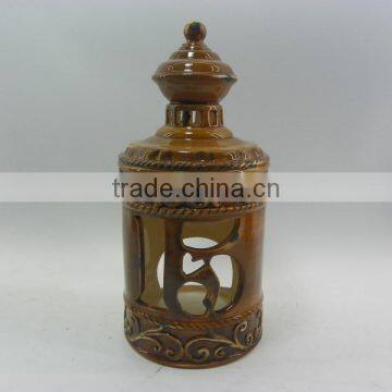 direct factory price ceramic hurricane lantern