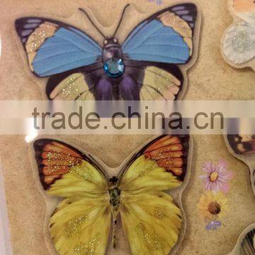 Lovely & Vivid Butterfly Sticker in Various Colors, Popular Scrapbooking Decorative Sticker photo-4