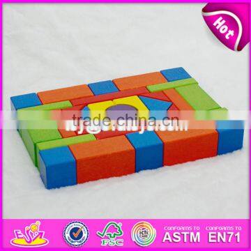 2017 New Design 29 Pieces Educational Building Blocks Wooden Toys for Kids W13A106 photo-6