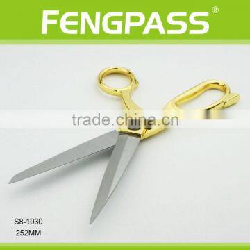 S8-1030 25.2cm 2Cr13 Stainless Steel Blade With Zinc Alloy Handle Tailoring Scissors photo-4