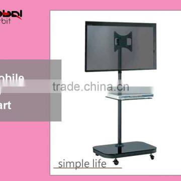 Height Extendable TV Mount With DVD Holder, Swivel LCD TV Bracket Stand photo-2