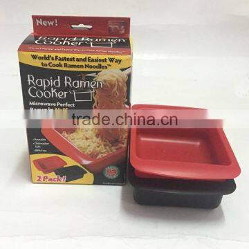 New Convience Microwave Rainbow Noodle Bowl Rapid Microwave Ramen 2pcs photo-6