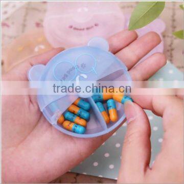 custom promotional cartoon plastic medicine storage case PP plastic pill stroage box,custom promotional plastic medicine box