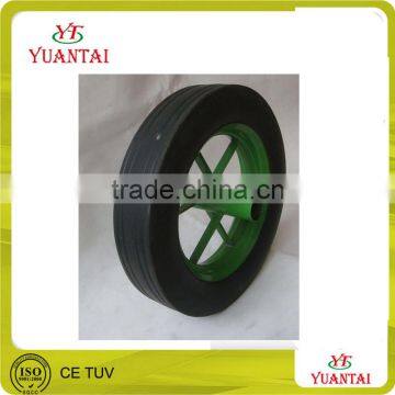 High Quality Solid Rubber Coated Wheel Barrow Tire 300/350/400/450/650 photo-3