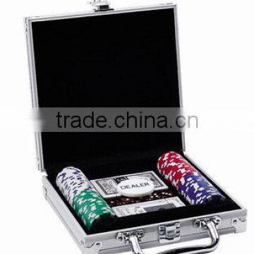 100pcs Poker Set In Aluminum Case