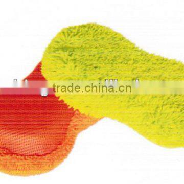 Short Chenille Wash Sponge with Mesh