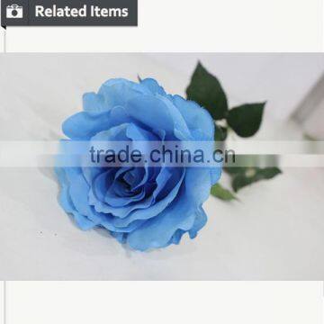 Decoration for Party Hot Sale Single Big Tea Rose Artificial Flower Wholesale photo-3