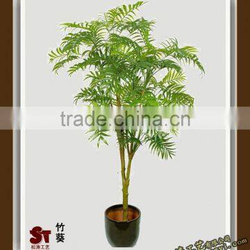 guangzhou factory foliage bamboo palm Artificial bamboo palm