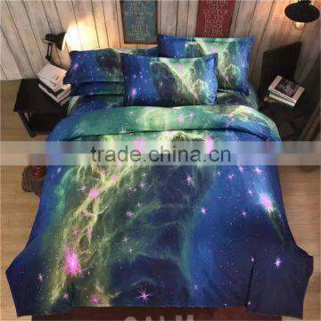 3D Bedding Set Universe Outer Space Themed Galay Duvet cover coverlet & pillow case queen size Galay Bedding Set