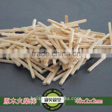 China Manufacturers Custom Coulorful/uncolorful Match Wood Stick for Model photo-3