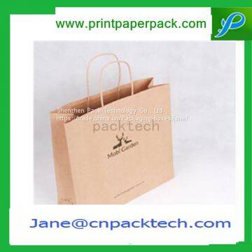 Customized Printing Fashion Bags Shopping Handbags Kraft Paper Bag