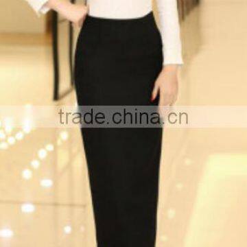 Latest Lady Pencil Short Skirt in Jersey/Split Step Skirt photo-3