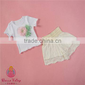 Baby Girls Summer Clothes T-shirt Tops+Shorts Outfits Girls Set photo-2