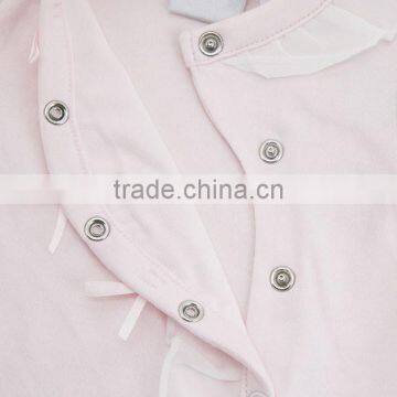 Hot Sale Baby Soft 100% Cotton Spring Autumn Winter Light Pink Newborn Baby Sleeping Bag photo-4