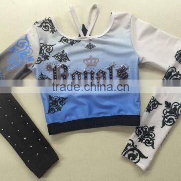 Specialized Custom Made Cheerleader Clothes, Fashionable Long Sleeves Cheerleader Uniforms photo-4