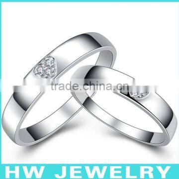 Gift handmade 925 silver couple ring