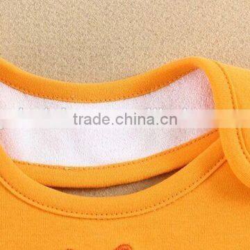 MOM AND BAB 100%Cotton Baby Clothing Stock Baby Bibs Embroidery Animal Desing photo-2