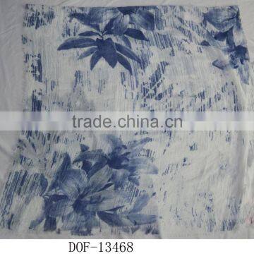 Fashion New Coming Ladies Viscose Voile Chiffon Scarf With Flower Printing photo-3