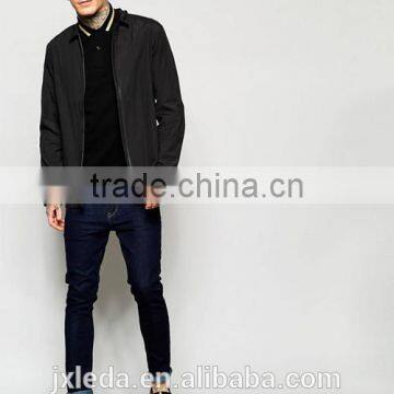 High Quality Casual Fit Men Black Pique Polo Shirt Manufacturer in China photo-4