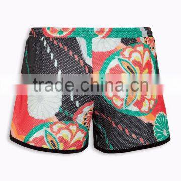 MGOO Hot Summer Sublimation Printing Dri Fit Shorts Latest Design Ventilate Sport Shorts Woman photo-2