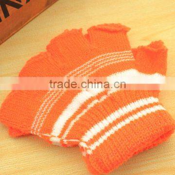 TC13030 Fashion Half Finger Kids Gloves Cheap Winter Knitting Warm Kids Winter Gloves Wholesale photo-6