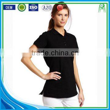 100% Cotton Custom Design Blank Polo Shirt Women photo-4