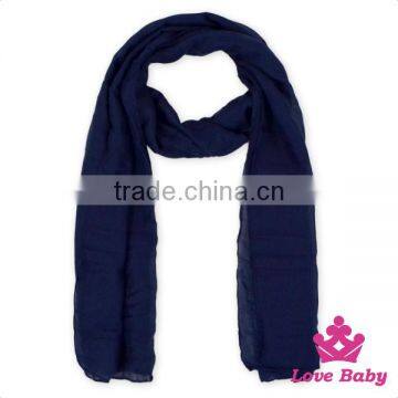 Cheapest Children Products Linen Baby Solid Scarf Baby Girls&Boys Neck Wear 100% Polyester Scarf photo-2