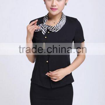 Juqian Custom Classic Winter Restaurant Hotel Manager Uniform for Front Office Desk photo-5