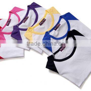 Cheap Combination White&black Color Blank Long Sleeve t Shirt photo-3