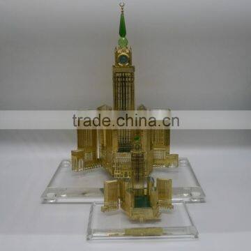 Famous Crystal Makkah Royal Clock Building For Souvenir Gift photo-2