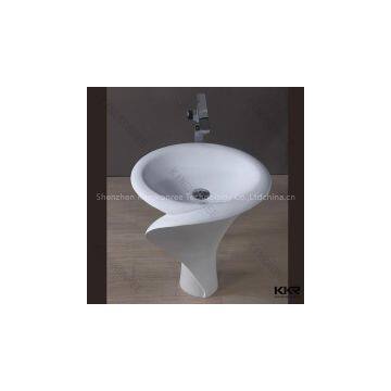 KKR washing basin customized white bathroom basin
