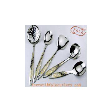 China OEM/ODM 18 10 Stainless Steel Full Gold Kitchenware