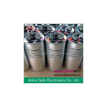 10UF 450V Power Capacitor 500VAC 550VAC 650VAC 30UF 40UF 50UF 60UF 70UF 80UF Air Conditioner Spare Part CBB65 Capacitor