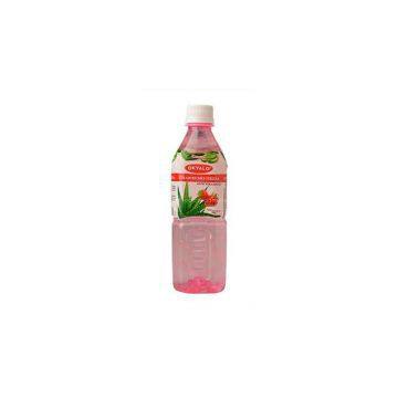 Okyalo 500ml raw aloe vera drink with strawberry flavor Okeyfood