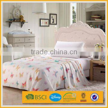 wholesale cheap print micro fiber fleece blanket king size in bulk