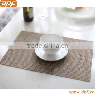 Kitchen use oil-proof PVC coated with polyester placemat