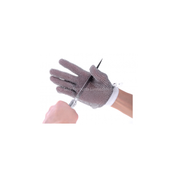 Customized Lightweight Metal Mesh Cut Resistant Glove For Glass Handling