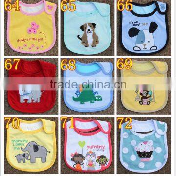 Wholesale in stock carters baby boy organic cotton bandana bibs M5040621