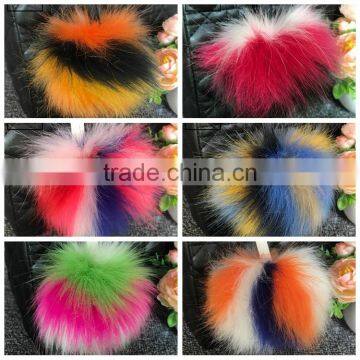 Fashion Hot Sale 10 Cm Faux Fox Fur Ball Keychain Phone Mobile Accessories For Women