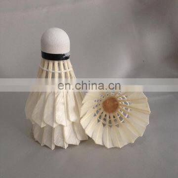 Best Profession Factory 2 Layer Cork Medium Price Nature White Outdoor Goose Badminton Shuttlecock photo-3