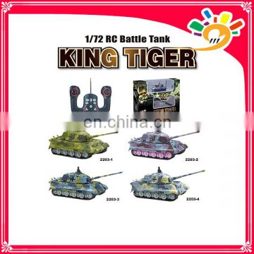 2203 New Product 1:72 Scale RC Tank For Sale Multichannel Mini Tank