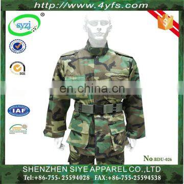 BDU Rip-Stop Camouflage Army Combat Military Uniform